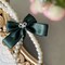 1 Inch Wide Double Face Satin Ribbon No Fading Woven Ribbon - 25 Yard (593-Dark Green)